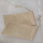 Customized Packaging Travel Exfoliation 100% Natural Organic Sisal Soap Bag for Scrub Body
