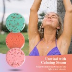 Customized Private Label 35g 12 Pack Natural Fizzes Cleverfy Shower Steamers Aromatherapy With Gift Box