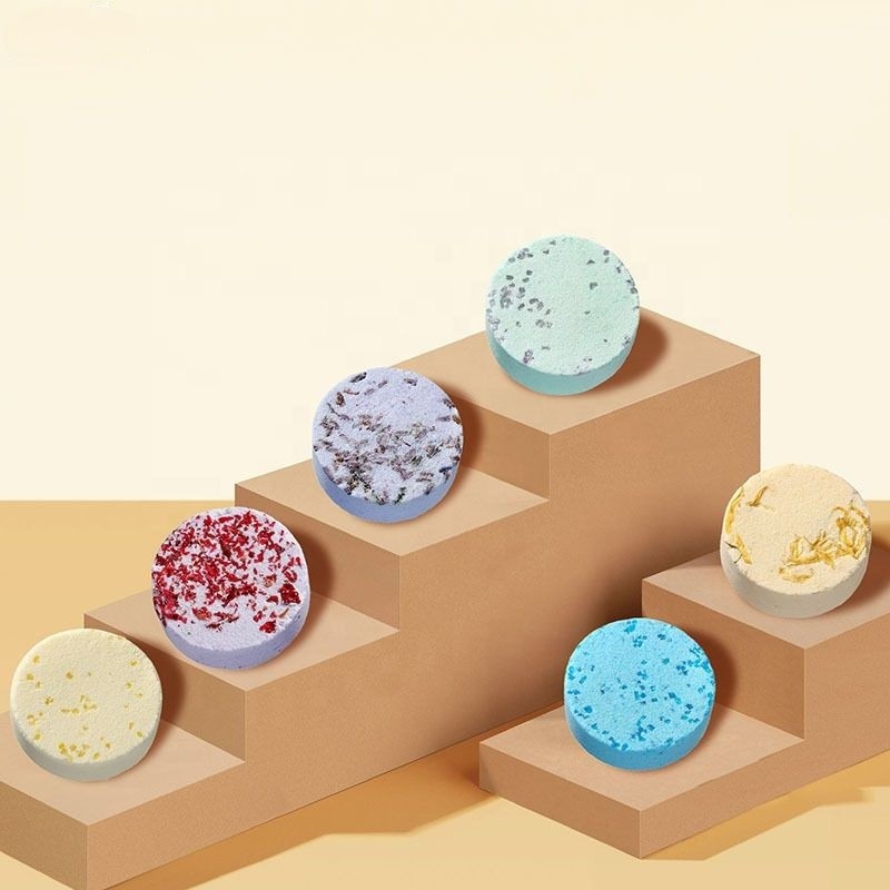 Valentine's Day Gift Ideas 2023 Private Label 35g Strong Smell Essential Oil Relaxation and Energy Restoring Shower Steamers