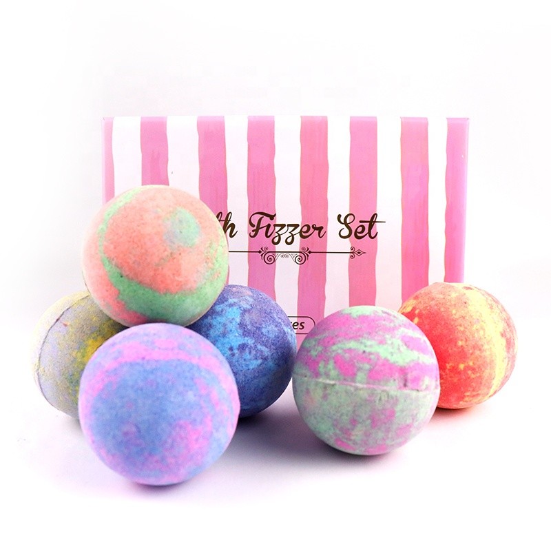 Factory Supply 100% Natural Ingredients Hot Sale Bath Bomb Set Cheap Best Moisturizing Bath Bombs With Surprises in Them