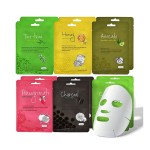 Wholesale Fruit Face Mask Skin Care Natural Organic Vitamin C Sheet Mask Green Tea Hyaluronic Acid Korean Facial Masks