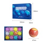 Customized Private Label Natural Organic Vegan Aromatherapy Fizzy Bath Bomb Gift Set for Woman