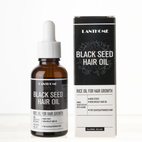 Customized 30ml Pure Natural Black Rice Hair Growth Oil for Alopecia Population Hair Regrowth Treatments