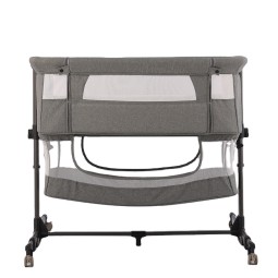 Portable Crib Manufacturer - Foldable Grey Mosquito Net