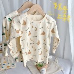 Baby Clothing Manufacturer - 2 PCS Long Sleeve Cotton Spandex