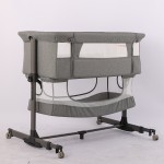 Portable Crib Manufacturer - Foldable Grey Mosquito Net