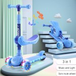 Kick Scooter Manufacturer - 2 in 1 Foldable 3 Wheel Light