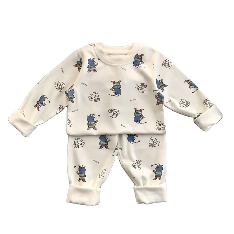 Children Sweatsuit Factory - Cute Pattern Casual 2 PCS