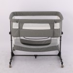 Portable Crib Manufacturer - Foldable Grey Mosquito Net