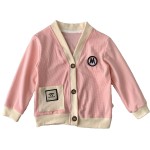 Infant Knitwear Manufacturer - Soft Polyester V-Neck Cardigan