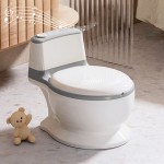 Baby Toilet Factory - Cartoon Simulated Flushing PU Cushion