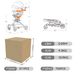 Baby Stroller Manufacturer - Lightweight Automatic Folding Portable