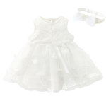 Princess Dress Manufacturer - Sleeveless Embroidered Lacy Ball Gown