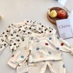 Children Sweatsuit Factory - Cute Pattern Casual 2 PCS