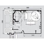 Automatic Door Manufacturer - ES200 Metal Track Rail