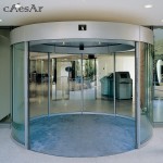 Sliding Door Factory - Motorized Circular Curve Glass Door