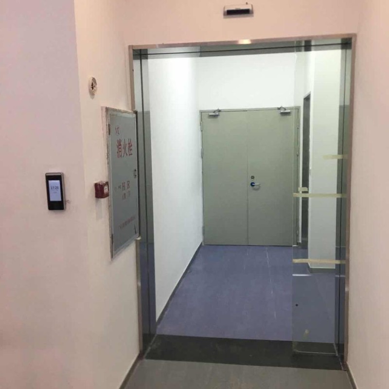 Sliding Door System Factory - H3 Frameless Face Recognition Door