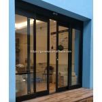 Sliding Door System Factory - Black Framed Glass Sliding Door