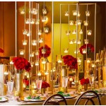 Candlestick Stand Factory - Golden Metallic Flower Stand