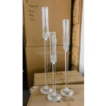 Crystal Candle Holder Manufacturer - Tube Set Table Decor