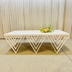 Glass Dining Table Factory - Stainless Steel Wedding Table