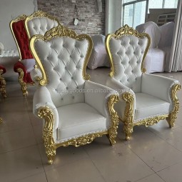 Throne Chair Manufacturer - Gold High Back Wedding Furniture