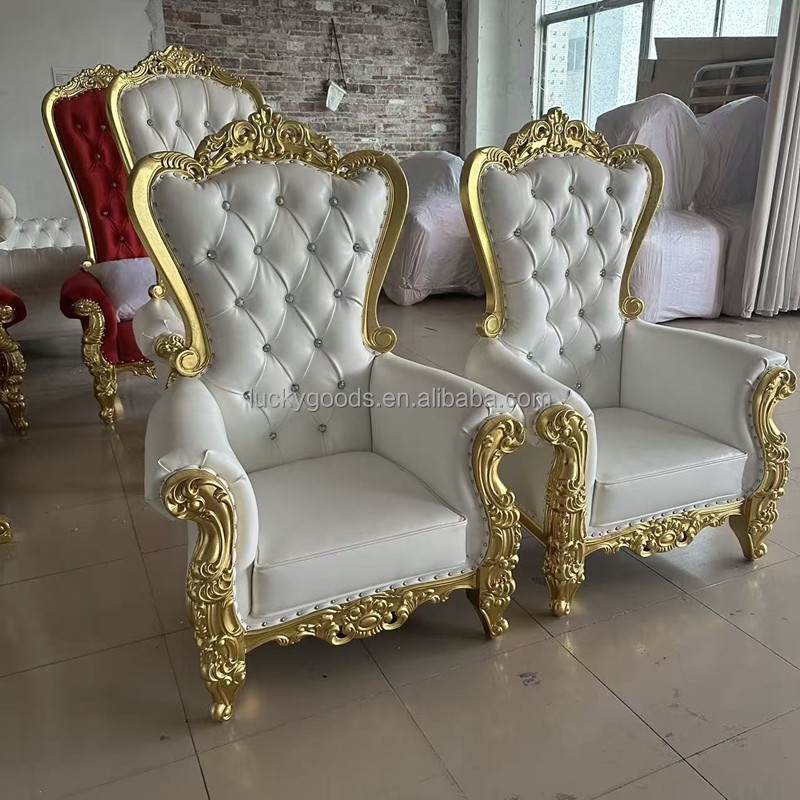 Throne Chair Manufacturer - Gold High Back Wedding Furniture