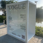 Photo Booth Backdrop Factory - PVC Magazine Box Decor