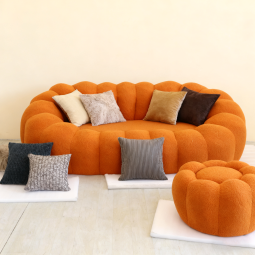 Lazy Sofa Manufacturer - Rotatable Fabric Leisure Sofa