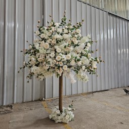 Artificial Flower Tree Factory - Silk Rose Centerpiece Tree