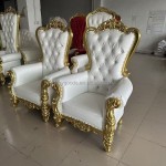 Throne Chair Manufacturer - Gold High Back Wedding Furniture
