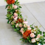 Artificial Flower Runner Factory - Wedding Backdrop Strip