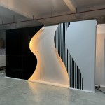PVC Acrylic Backdrop Factory - Stripe LED Stage Decor