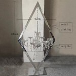 Metal Candlestick Factory - Diamond Wedding Centerpiece