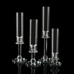 Glass Candlestick Manufacturer - Hurricane Cylindrical Decor
