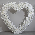 Flower Arch Manufacturer - Champagne Rose Heart Shape