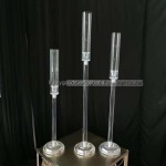 Crystal Candle Holder Manufacturer - Tube Set Table Decor