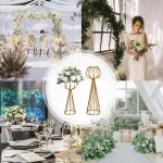 Metal Flower Stand Factory - Wedding Center Guide Ornament