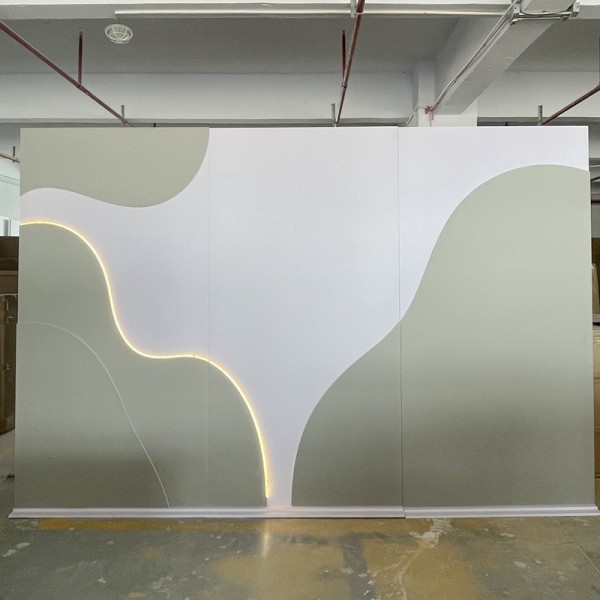 Welding Stage Backdrop Factory - LED PVC Panel Decor