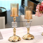 Glass Candlestick Manufacturer - Hurricane Cylindrical Decor