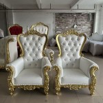 Throne Chair Manufacturer - Gold High Back Wedding Furniture