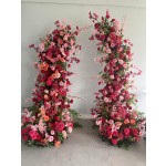 Flower Arch Manufacturer - Pink Peony Rose Backdrop