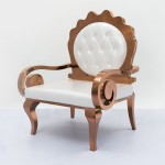 Wedding Sofa Manufacturer - Rose Gold Stainless Steel