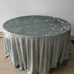 Green Velvet Tablecloth Manufacturer - Polyester Wedding Party