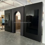 Acrylic Backdrop Manufacturer - Craved Panel Stage Background