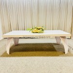 Welding Dining Table Manufacturer - MDF Stainless Steel Base