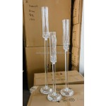 Crystal Candle Holder Manufacturer - Tube Set Table Decor