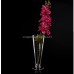 Cone Glass Vase Manufacturer - Wedding Centerpiece Decor