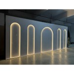 PVC Arch Backdrop Manufacturer - 3D LED Wedding Decoration