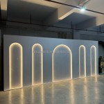 PVC Arch Backdrop Manufacturer - 3D LED Wedding Decoration